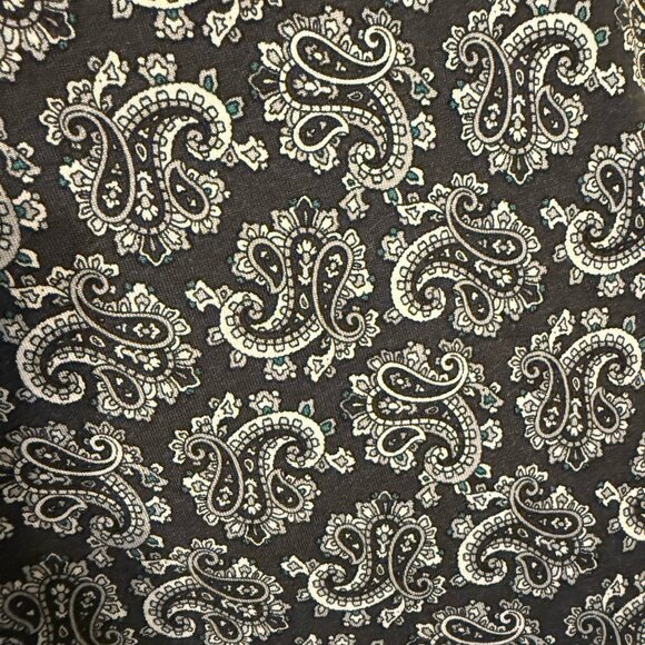 LOFT Gray Print Dress - Picture 6 of 7